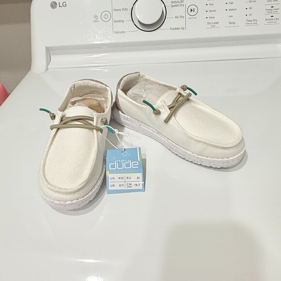 Hey Dude Wendy Youth Disco White Size K12 - Picture 11 of 14